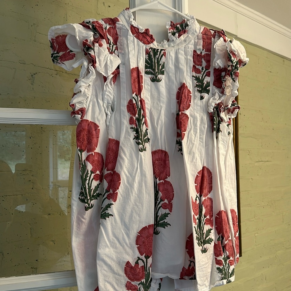 Victoria Dunn Pink Floral top